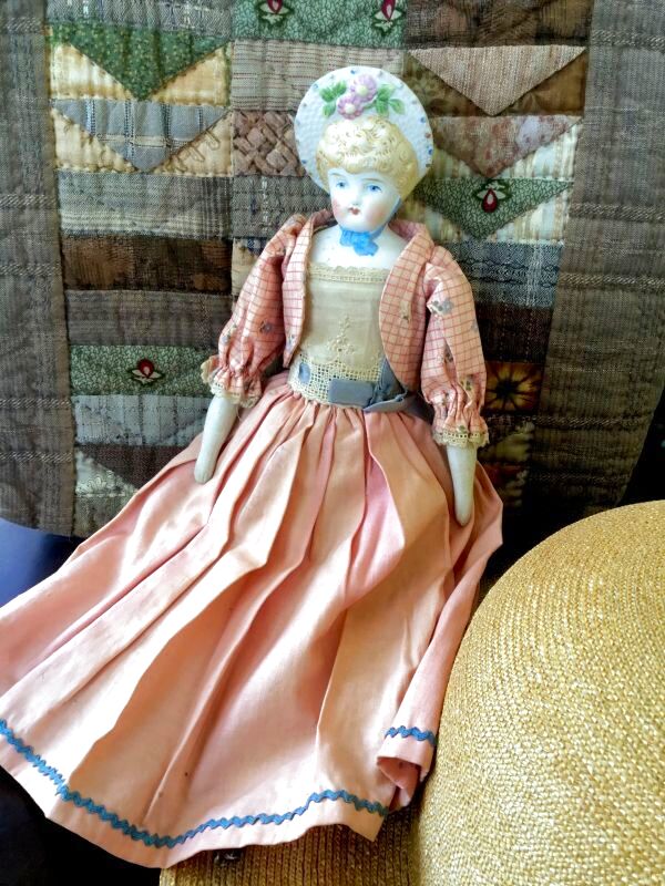 ボンネットヘッドのパリアンドール 32cm アンティークドール - SNAP