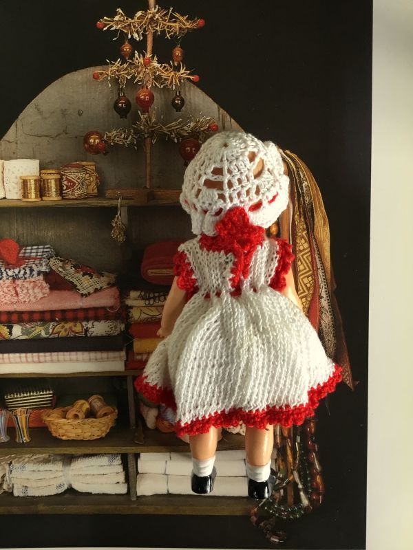 白いニットドレス LISSI リジードール ドイツ リジーちゃん - SNAP