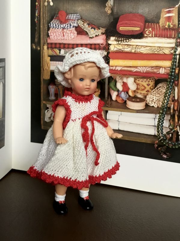 白いニットドレス LISSI リジードール ドイツ リジーちゃん - SNAP