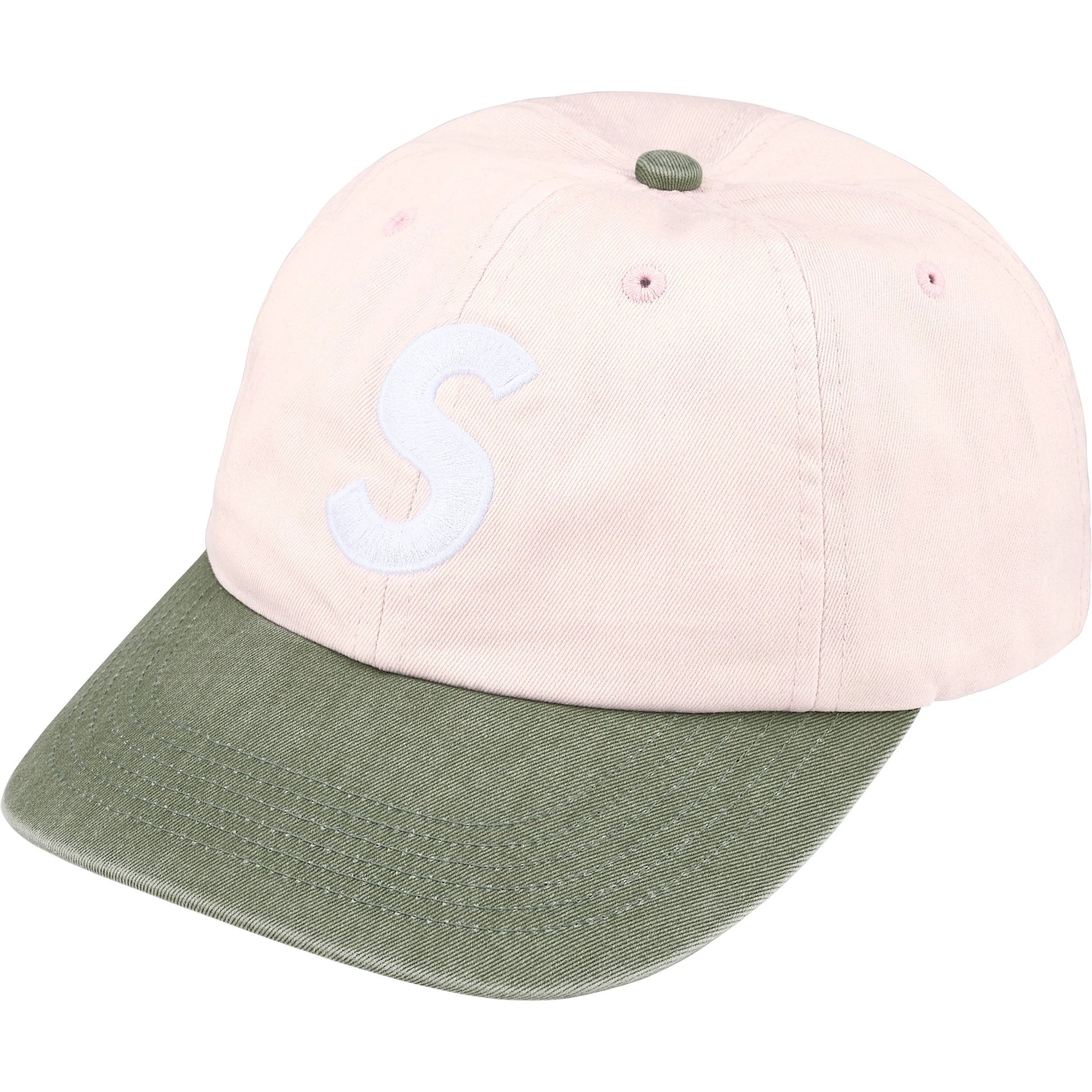 Supreme Pigment Coated 2-Tone S Logo 6-Panel 