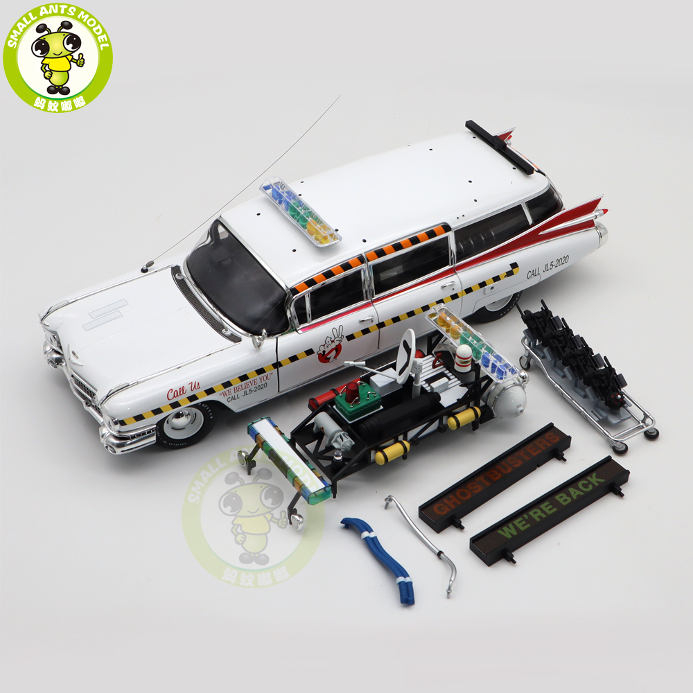 1/18 Hot Wheels ELITE Cadillac GHOSTBUSTERS II ECTO 1A Diecast