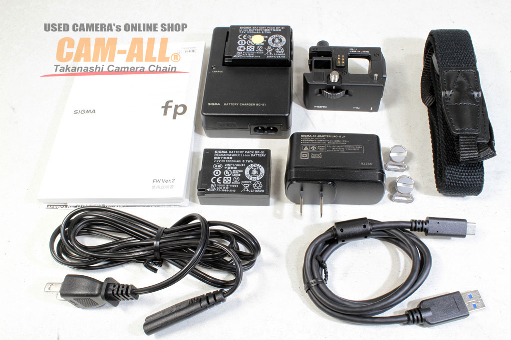 中古 シグマ fpボディ（バッテリー2個、バッテリーチャージャー付