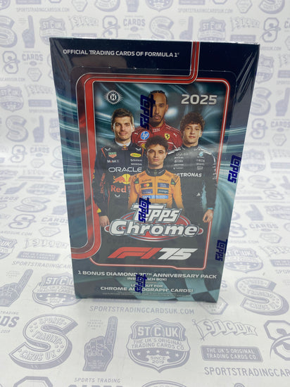 2025 Topps Chrome Formula 1 F1 Racing Hobby Box