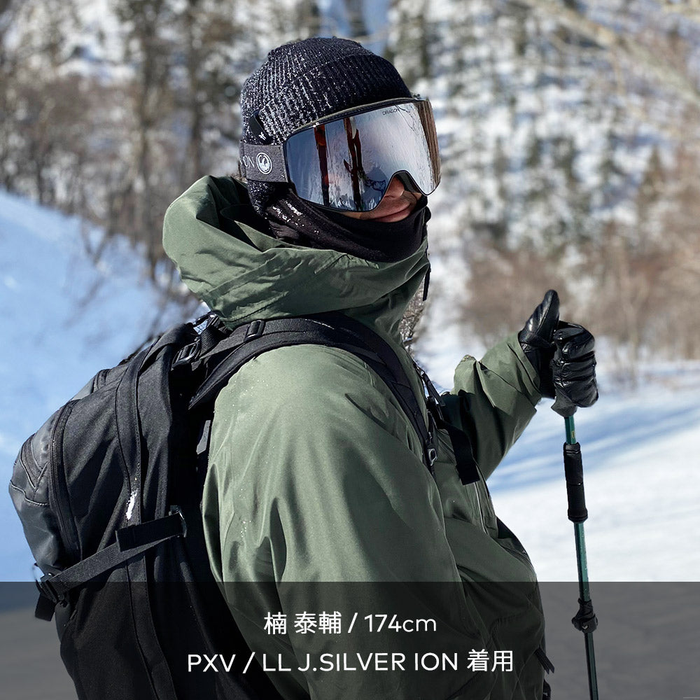 スノーボード ゴーグル ドラゴン DRAGON PXV PREMIUM BLACK / LL J