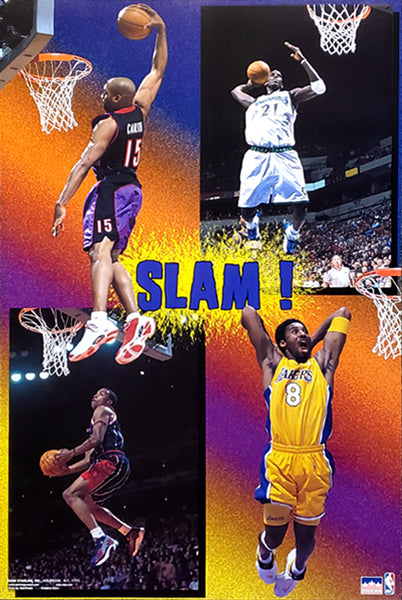 NBA Slam Dunk Superstars 2000 Poster (Kobe Bryant, Carter, Garnett