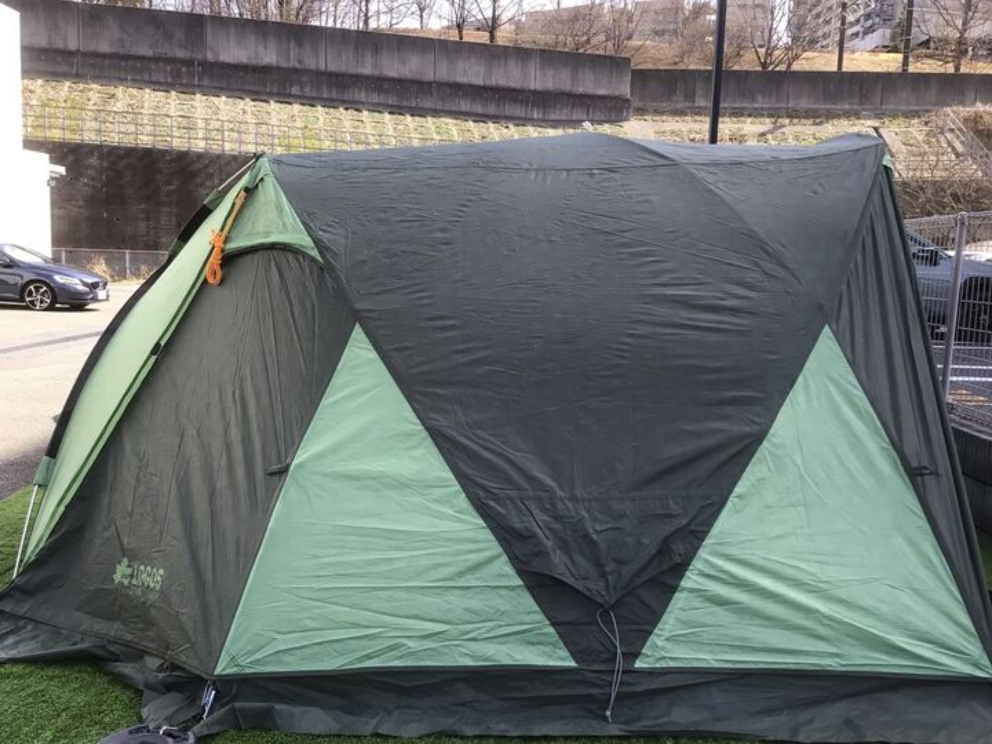 入口がそのまま屋根になる！？【ロゴス neos AL PANEL V-DOME WXL-AI