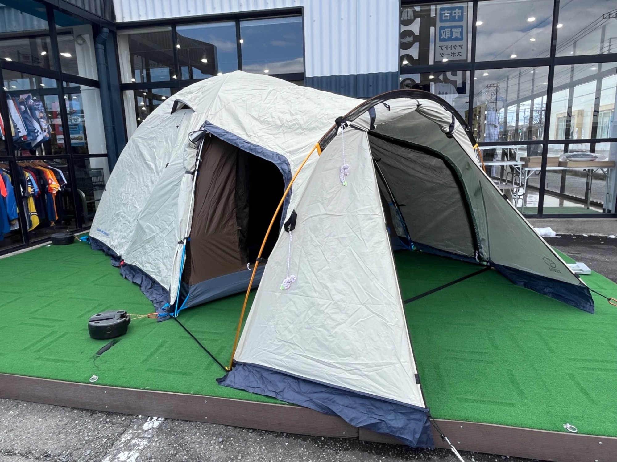 初心者におすすめ】一人でも立てやすく快適な広さ！アースドーム240