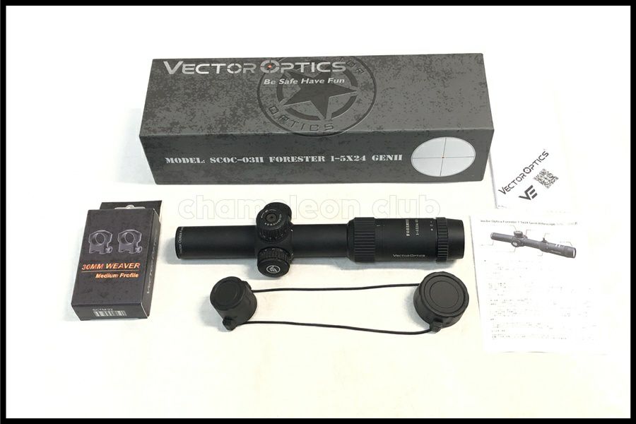 東京)Vector Optics Forester フォレスター 1-5x24 GEN2 ライフル