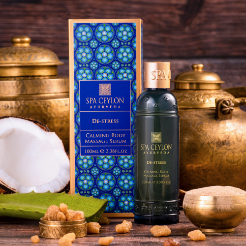 デ ストレス カーミング ボディ マッサージ セラム 100mL / スパセイロン
