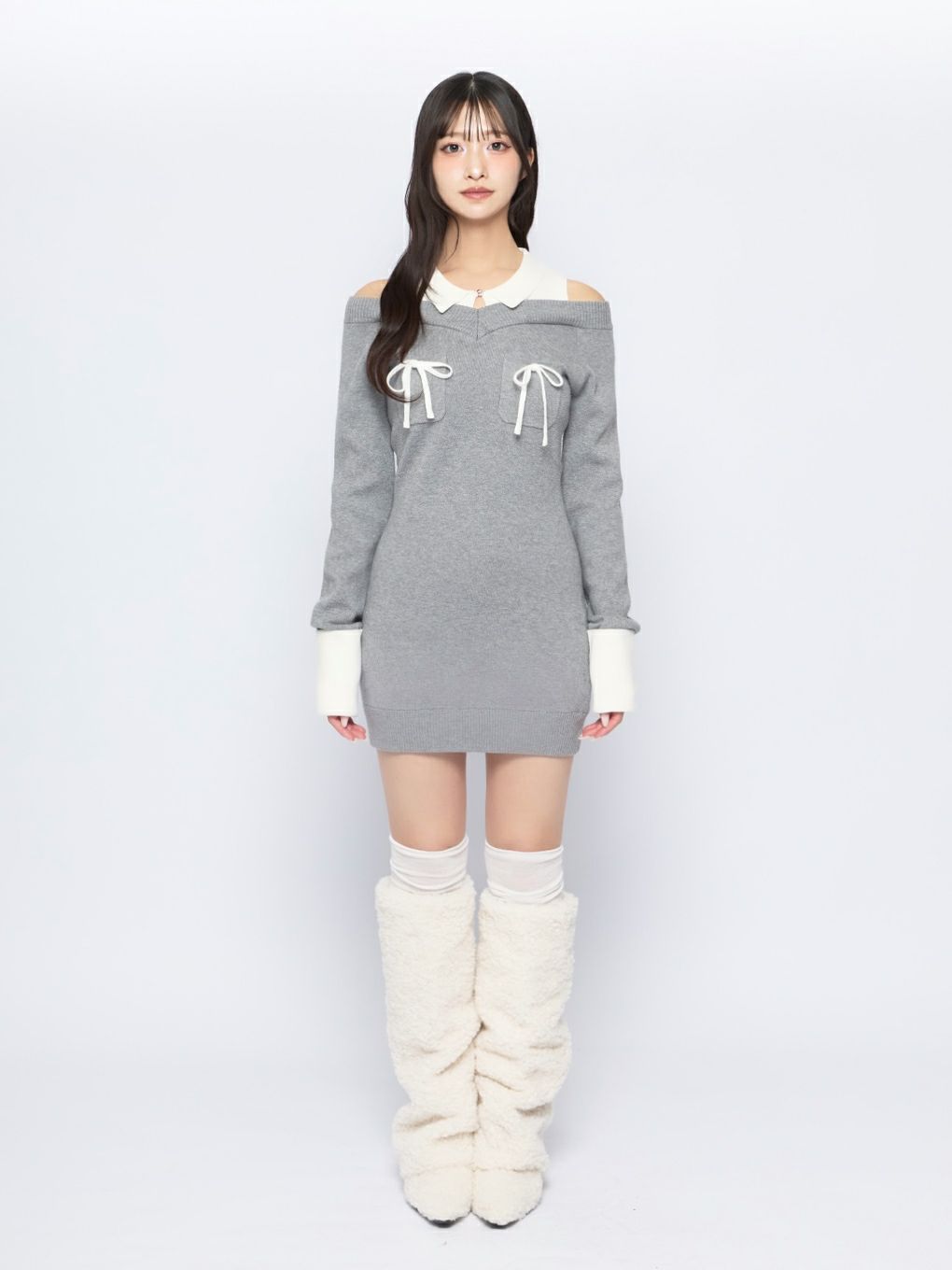 バブルス BUBBLES スクールガールニットワンピース BUBBLES】スクール