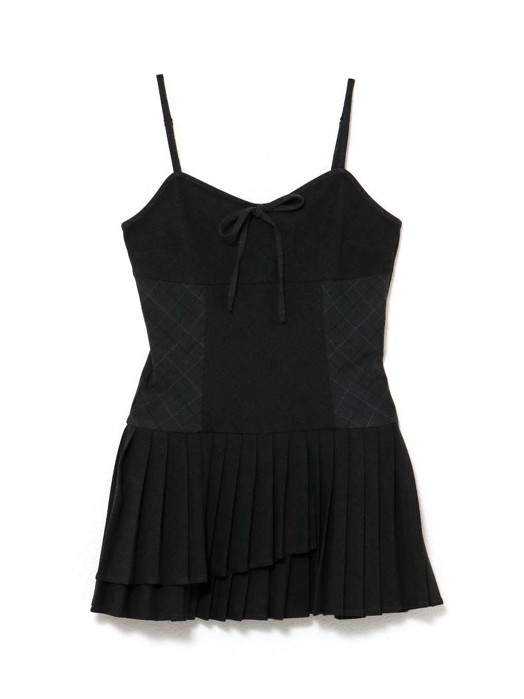 BUBBLES】ミックスチェックキャミワンピース | sparkling mall online