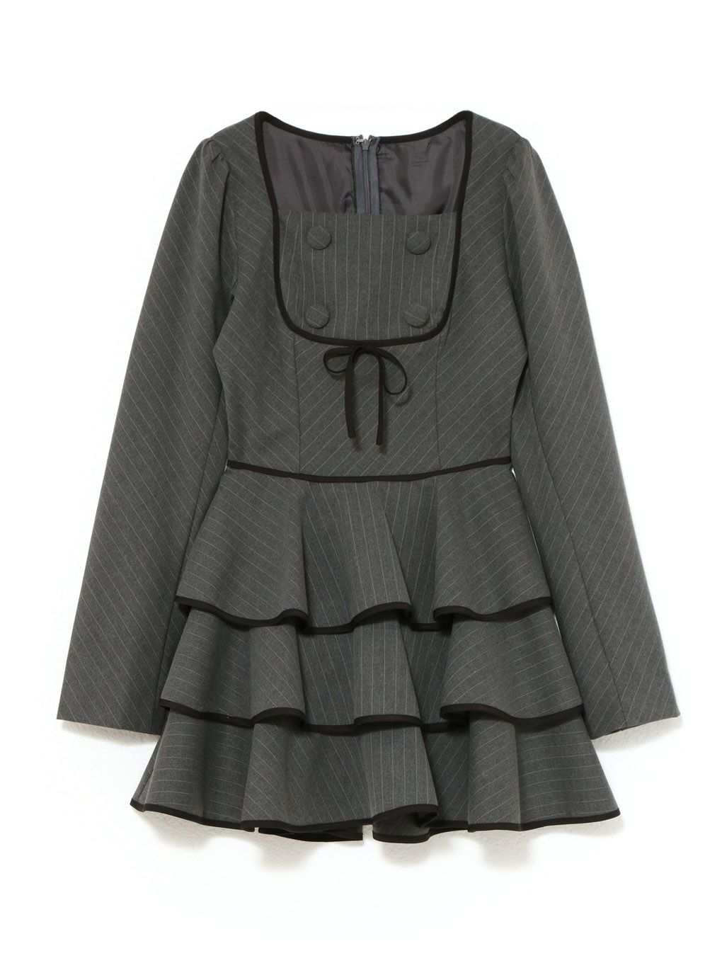 BUBBLES チェックパーカーワンピース ブラウン M BUBBLES】チェック