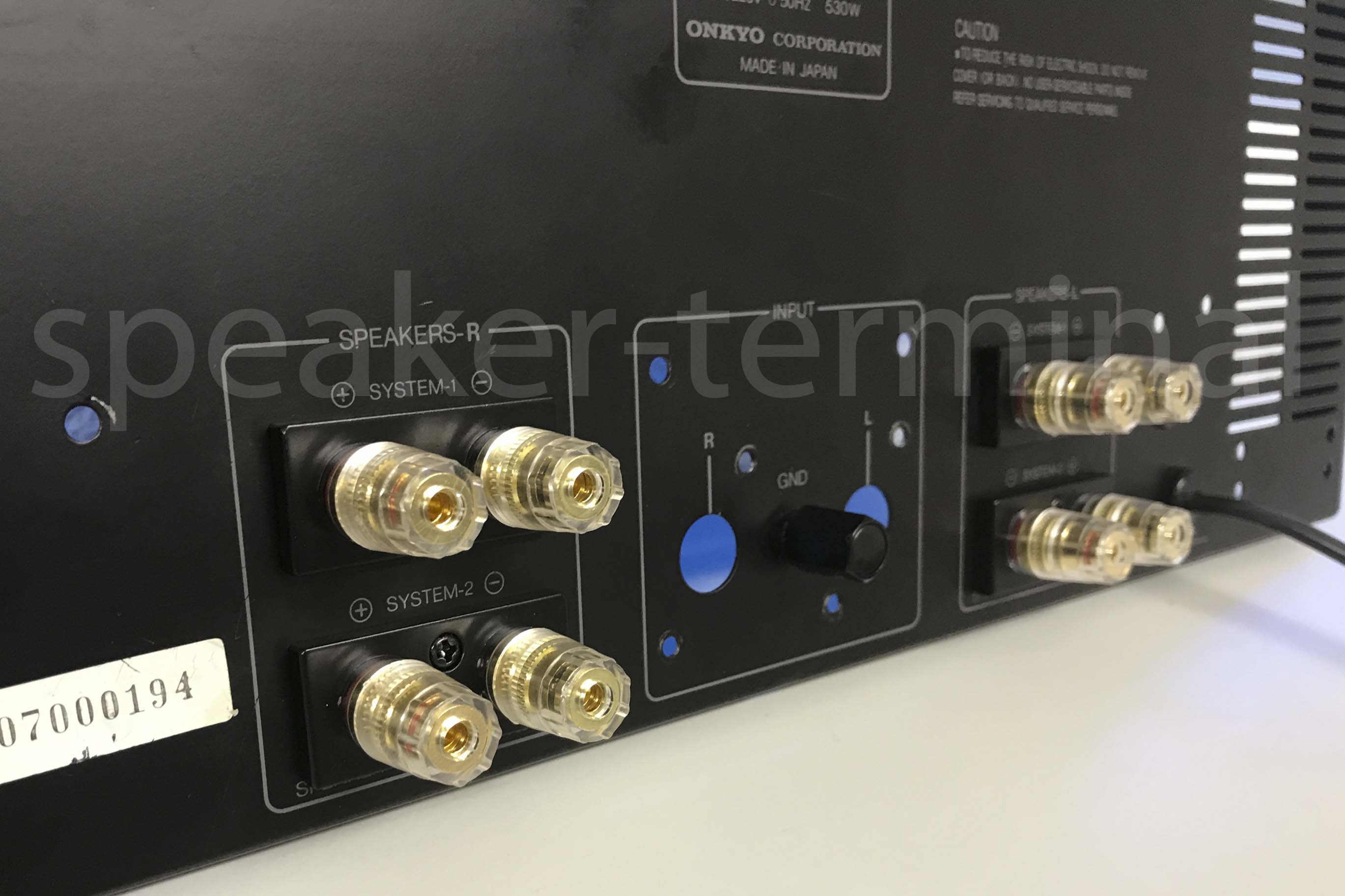 ONKYO M-5099 Speaker terminal - speaker-terminal.com