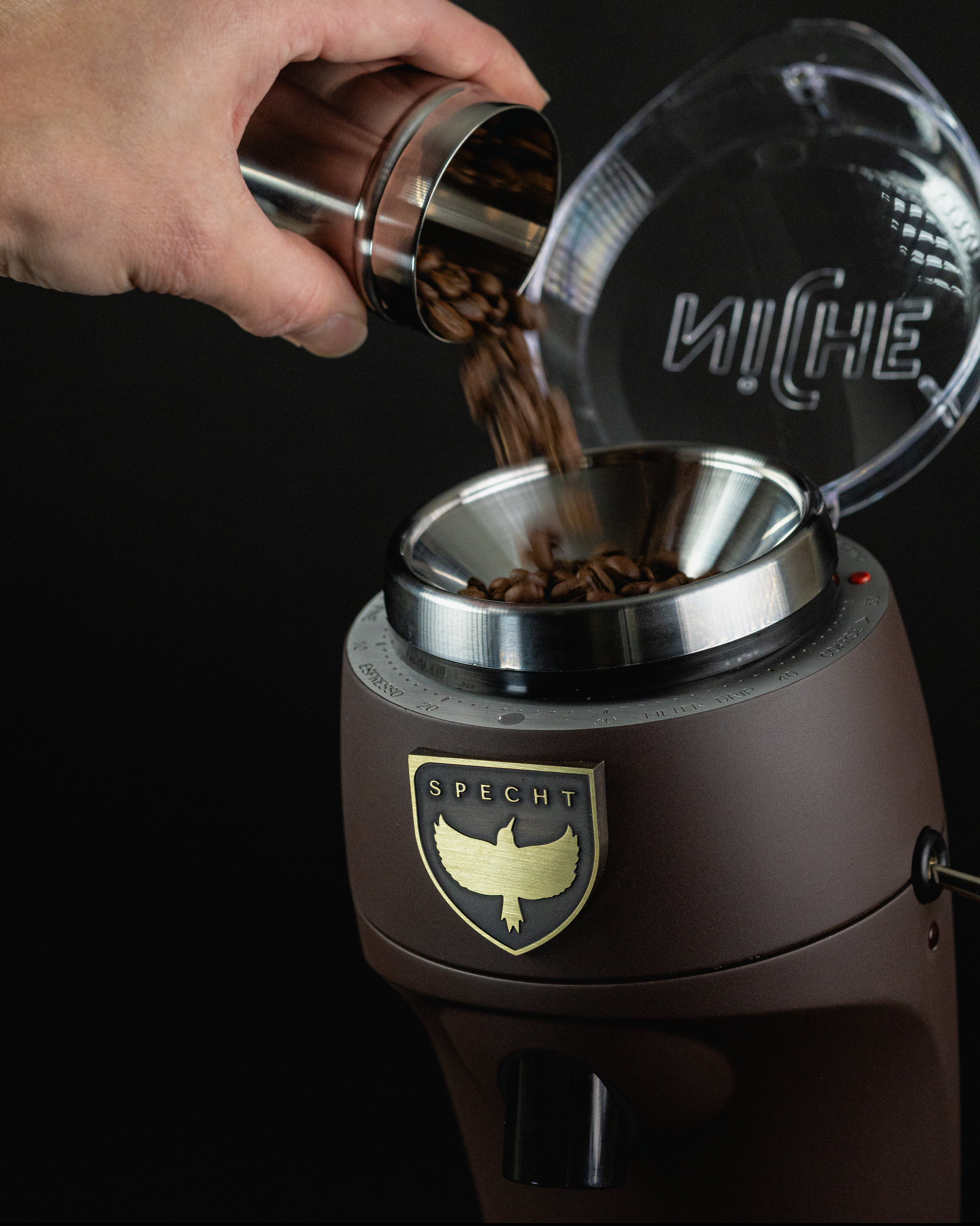 Custom Brown Niche Zero Coffee Grinder // Specht