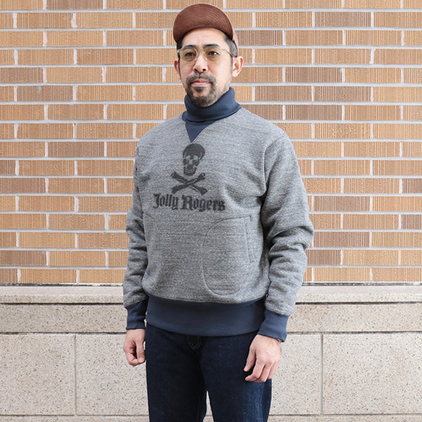 TURTLE NECK SWEAT SHIRT / U.S. NAVY VS-17 JOLLY ROGERS / SPECIAL