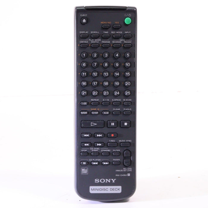 Sony RM-D49M Remote Control for Minidisc Deck MDS-JB940