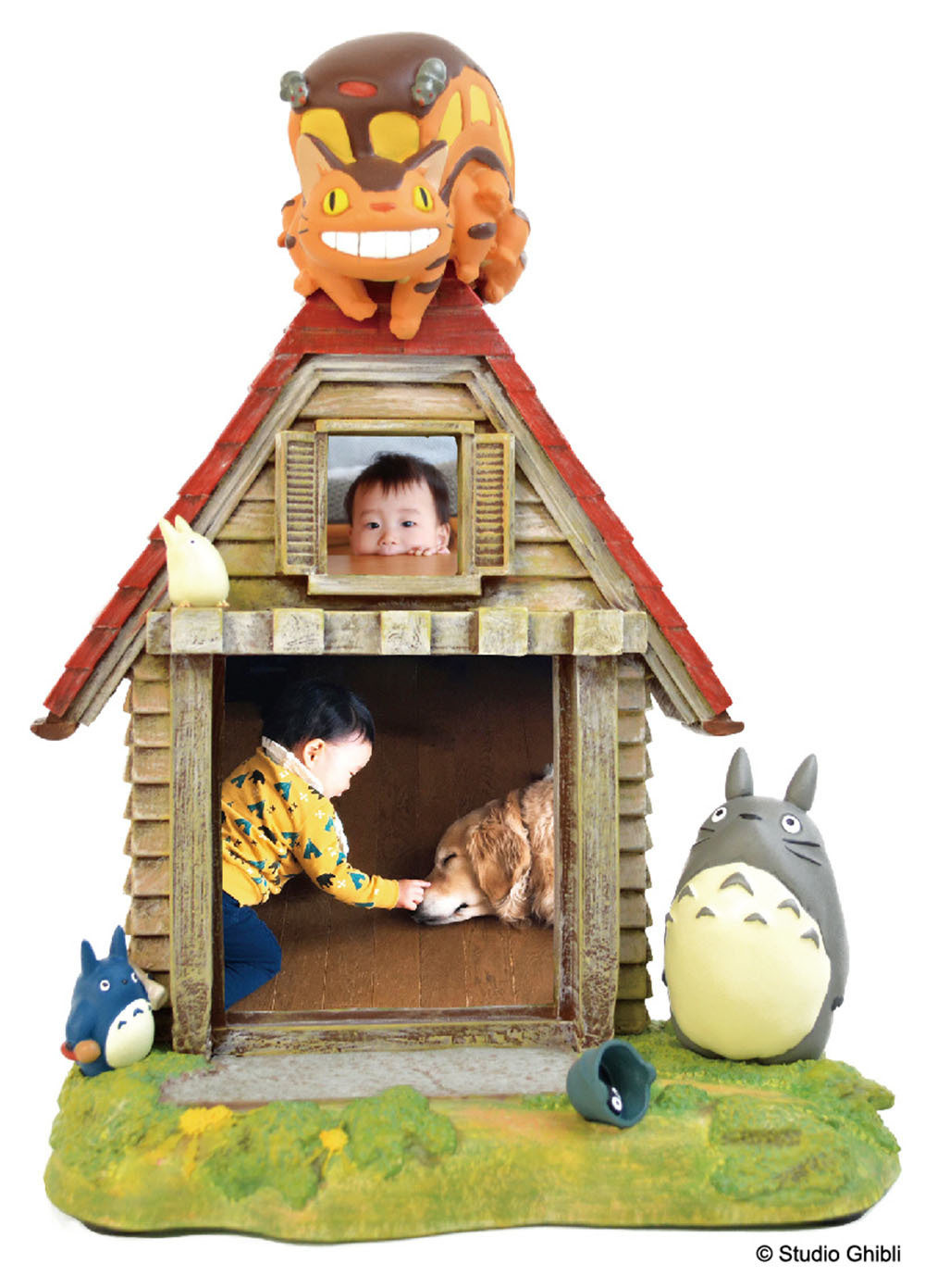 となりのトトロ』の草壁家を優しい色彩の立体で表現した2019年