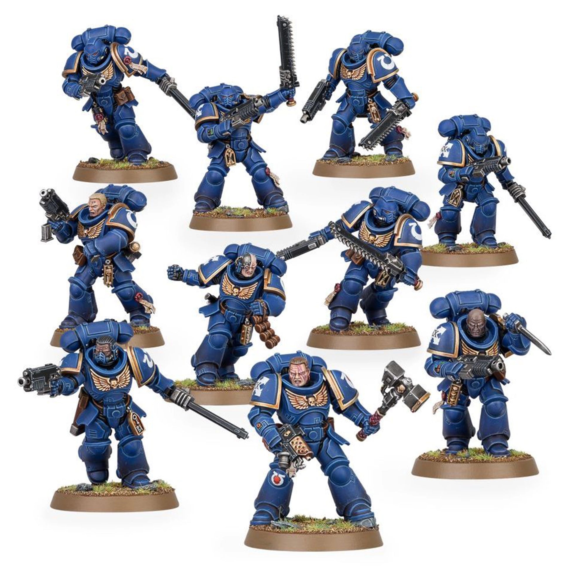 Warhammer 40K Space Marines - Assault Intercessor Squad