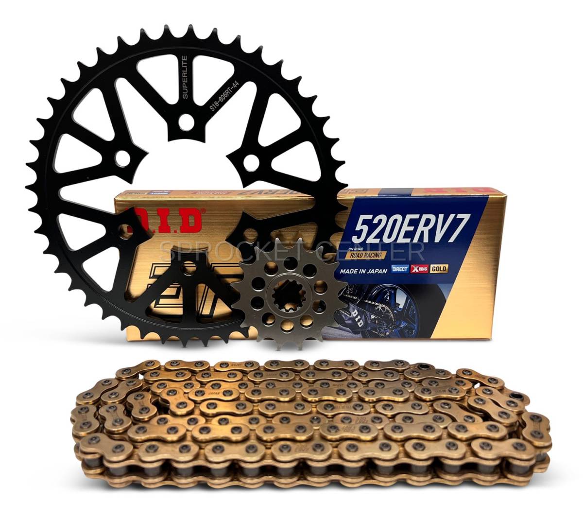 KAWASAKI ZX7 /ZX7R ('90-95) 520 Conv. Sprockets & Chain Kit