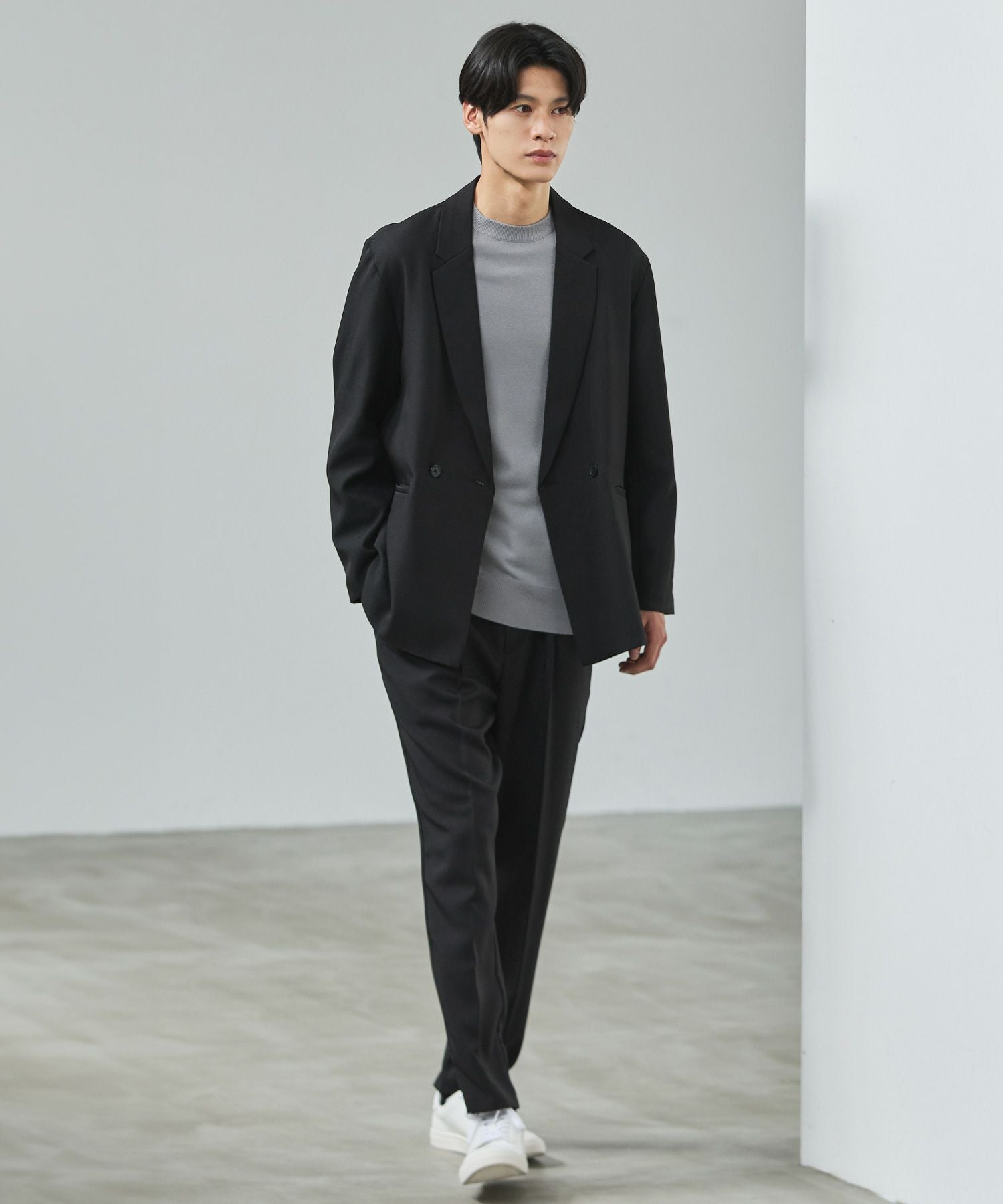 セットアップ3点セット】ノーカラー/ダブル/シングルテーラード