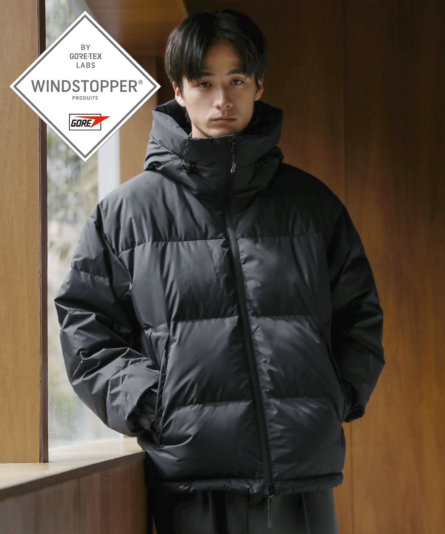 WINDSTOPPER(R) PRODUCTS by GORE-TEX LABS キルティングダウン