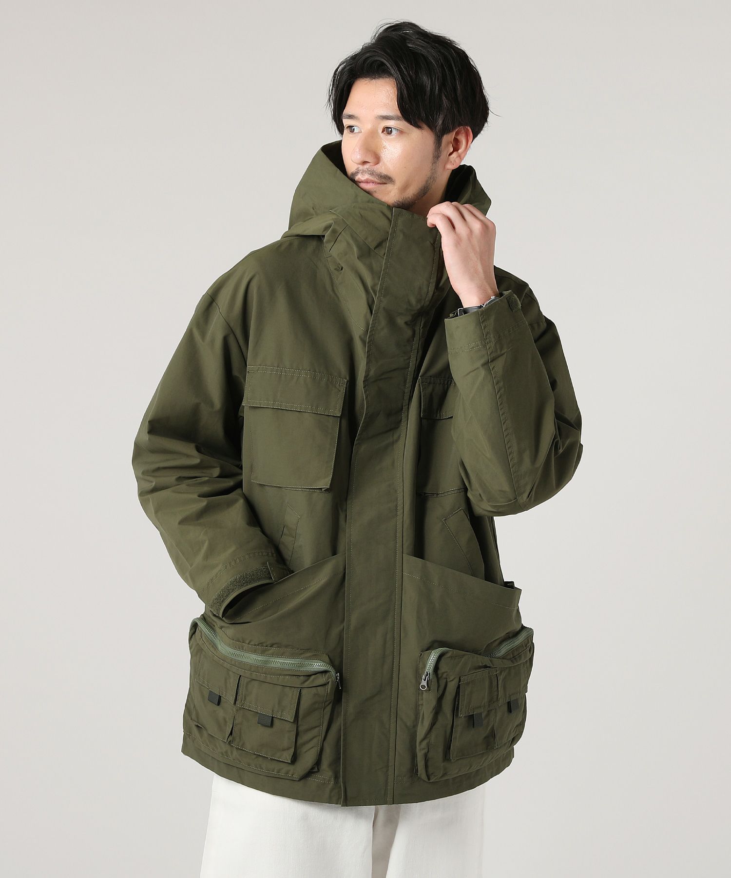 60/40クロス ツールポケットストレージカーゴ マウンテンパーカー