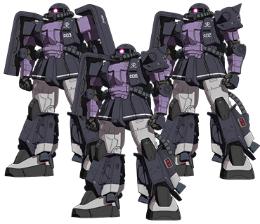 高機動型ザクⅡ（ガイア機、マッシュ機、オルテガ機） | 機動戦士