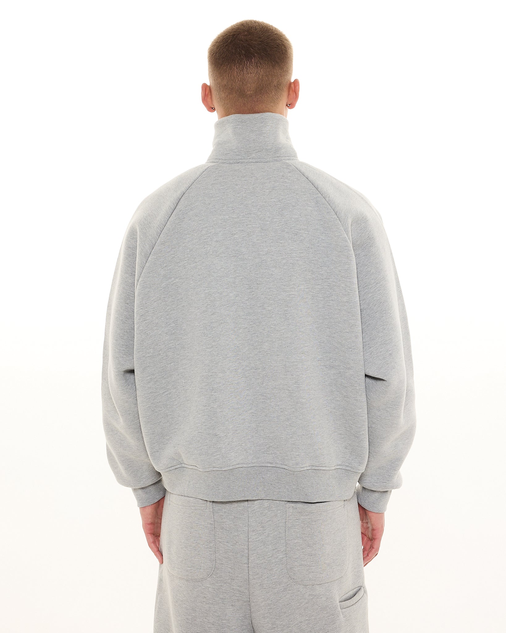Grey Cozy Track Jacket | Sweats Collective