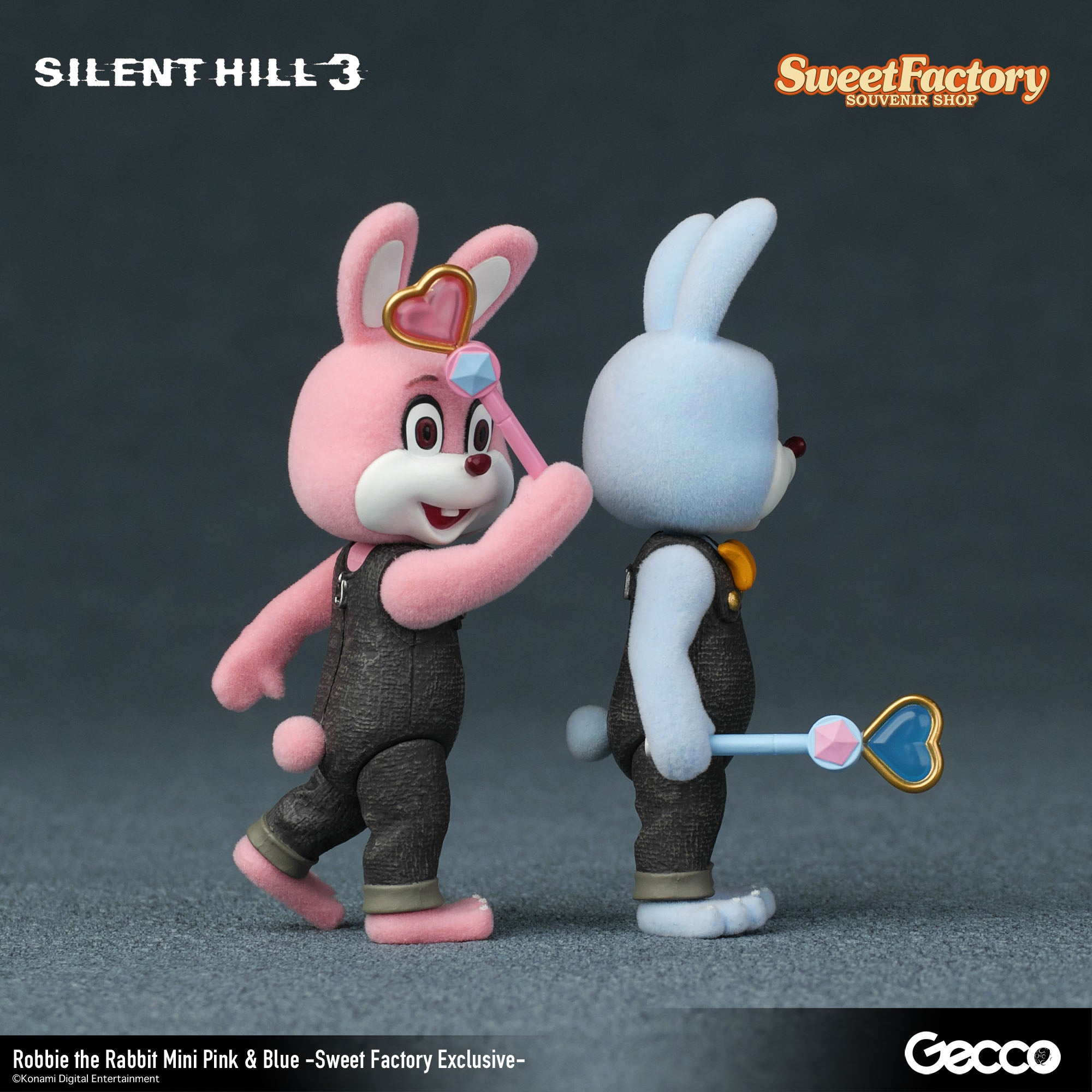 SILENT HILL 3/ ロビー・ザ・ラビット ミニ ピンク&アオ スウィート