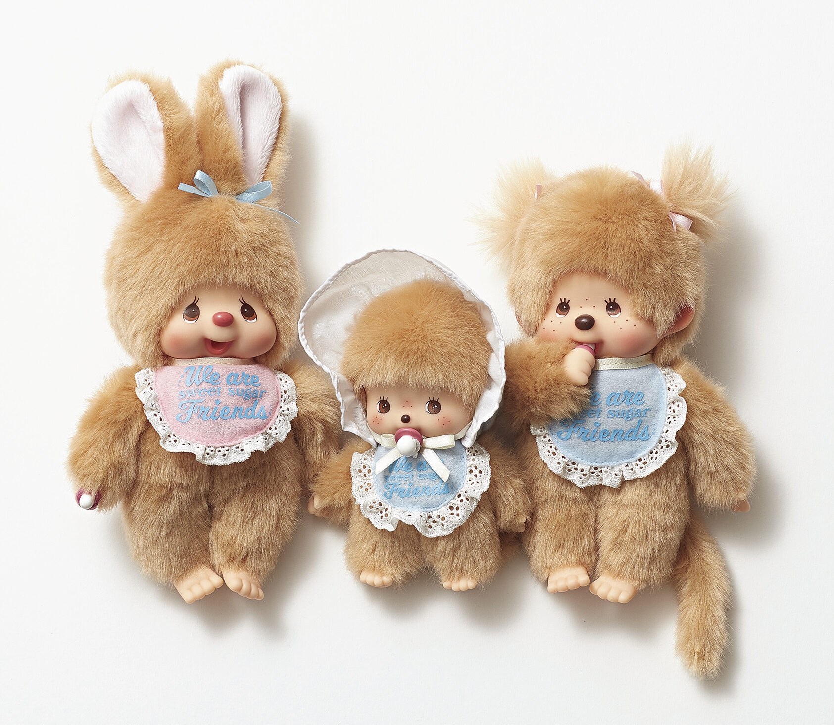 付録】売り切れ必至！モンチッチのフェイスポーチチャーム＆シール3点