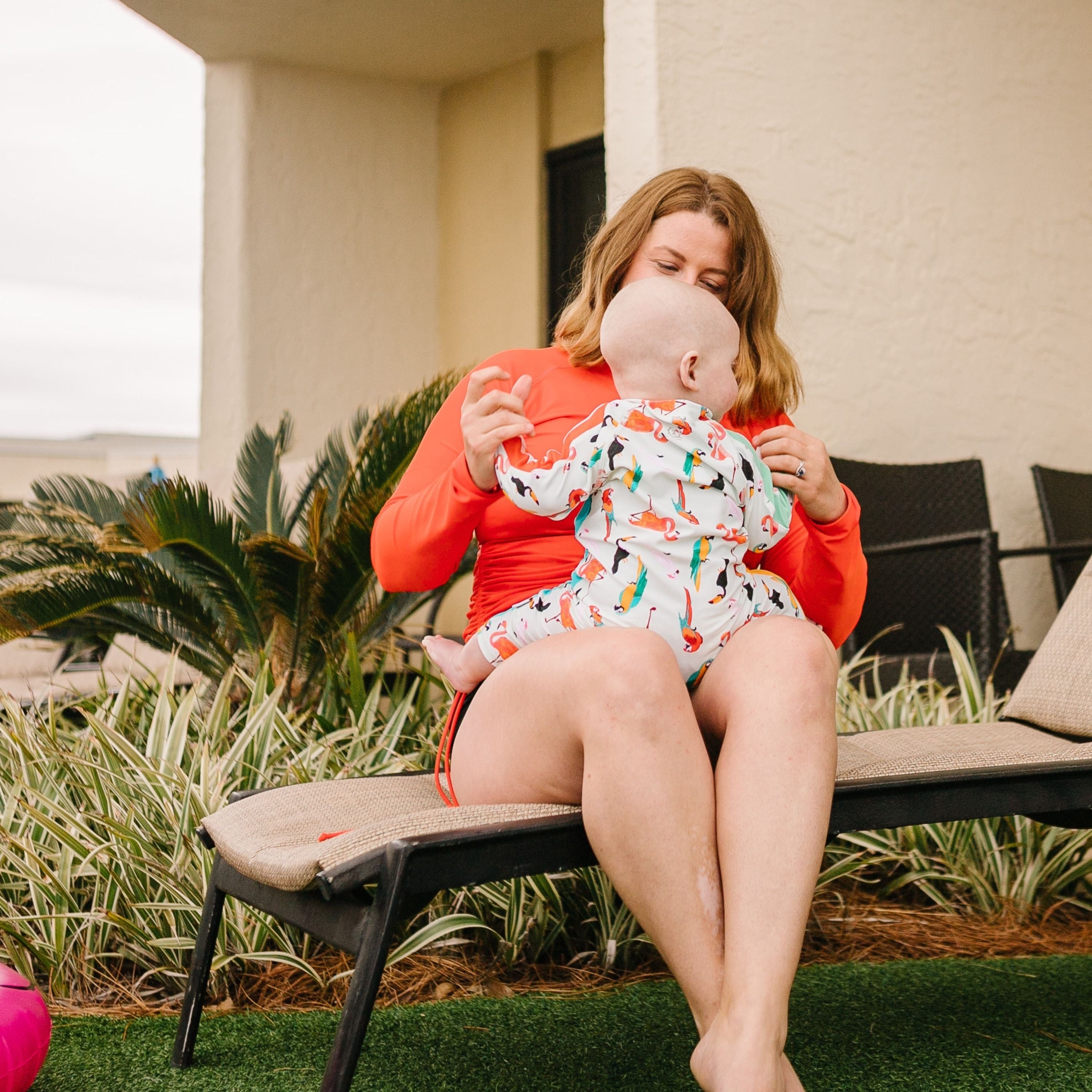 Sunsuit - Long Sleeve Romper Swimsuit | 