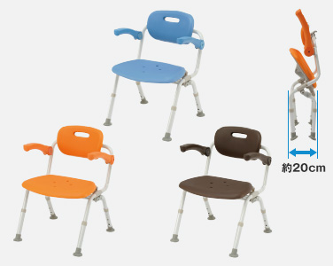 シャワーチェア 背もたれ・ひじかけタイプ｜入浴用品｜介護用品・設備