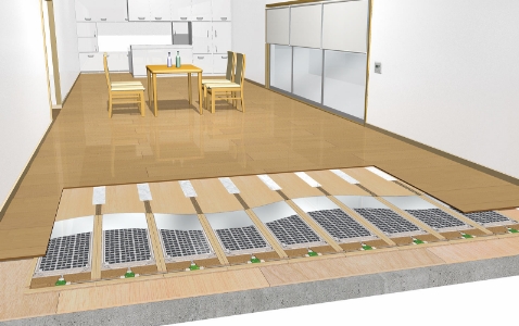 床暖房（電気／温水）| 内装・収納 | ビジネスのお客様向け | 住まいの