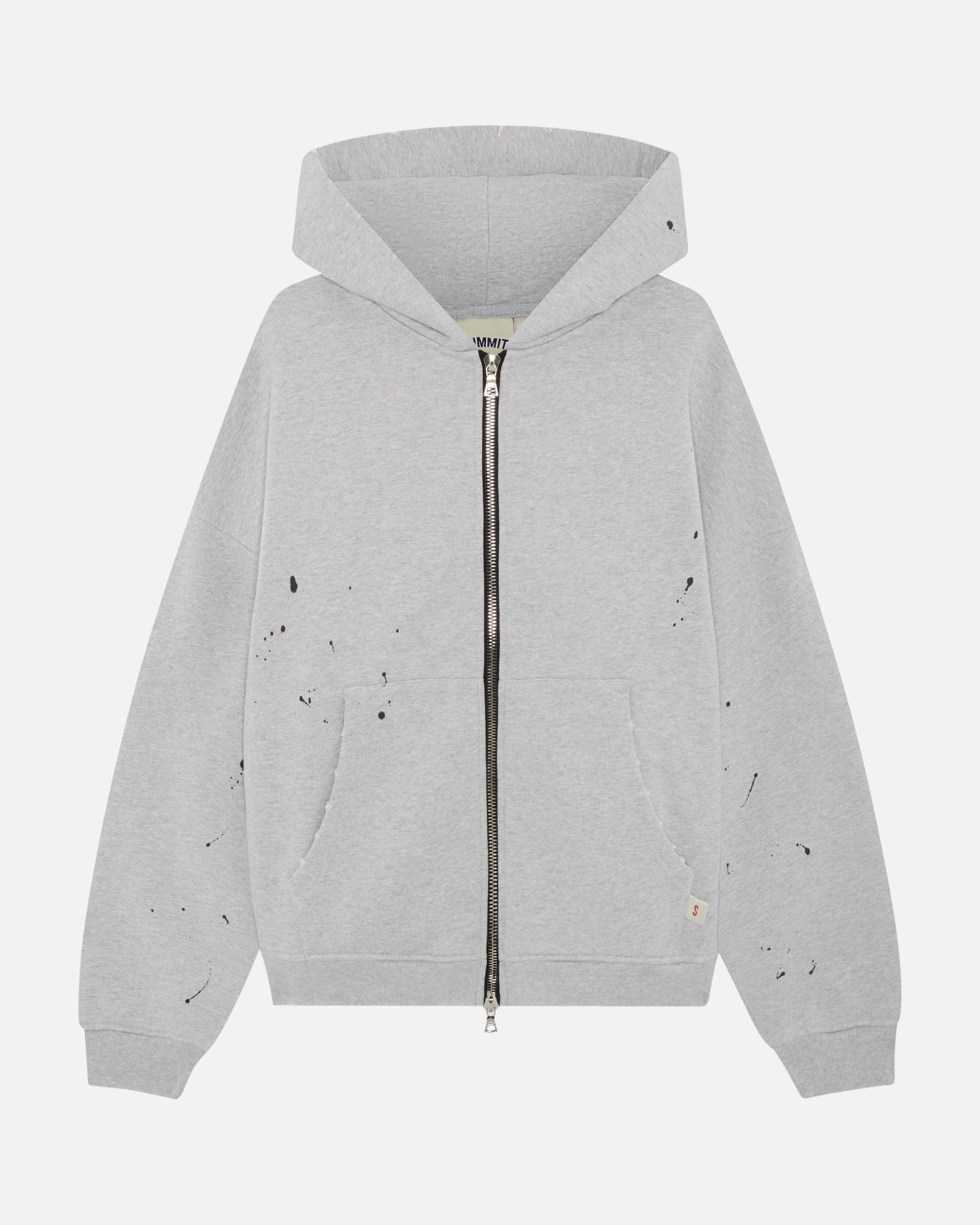 SUN FADE ZIP HOODIE - MARL GREY – Summit
