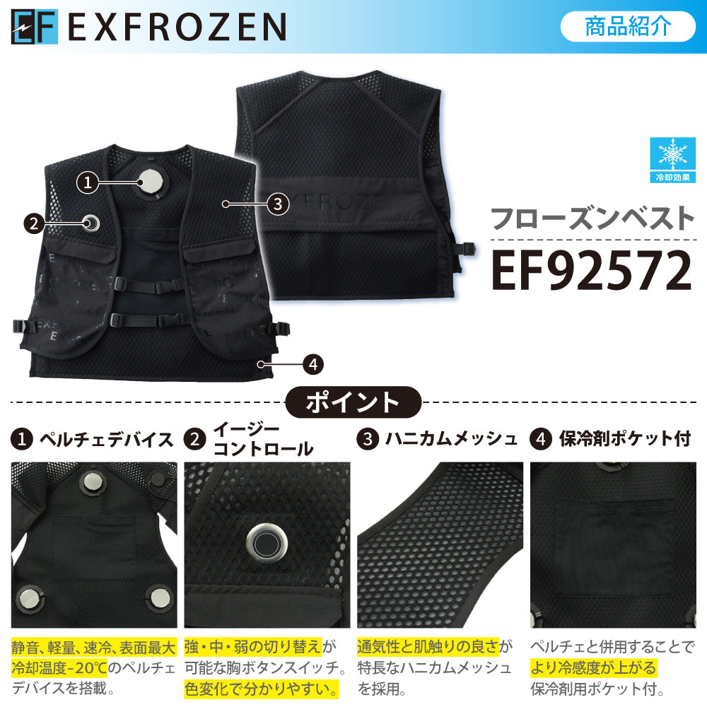 メーカー保証付】 空調風神服®×ペルチェベスト すぐ着られるセット