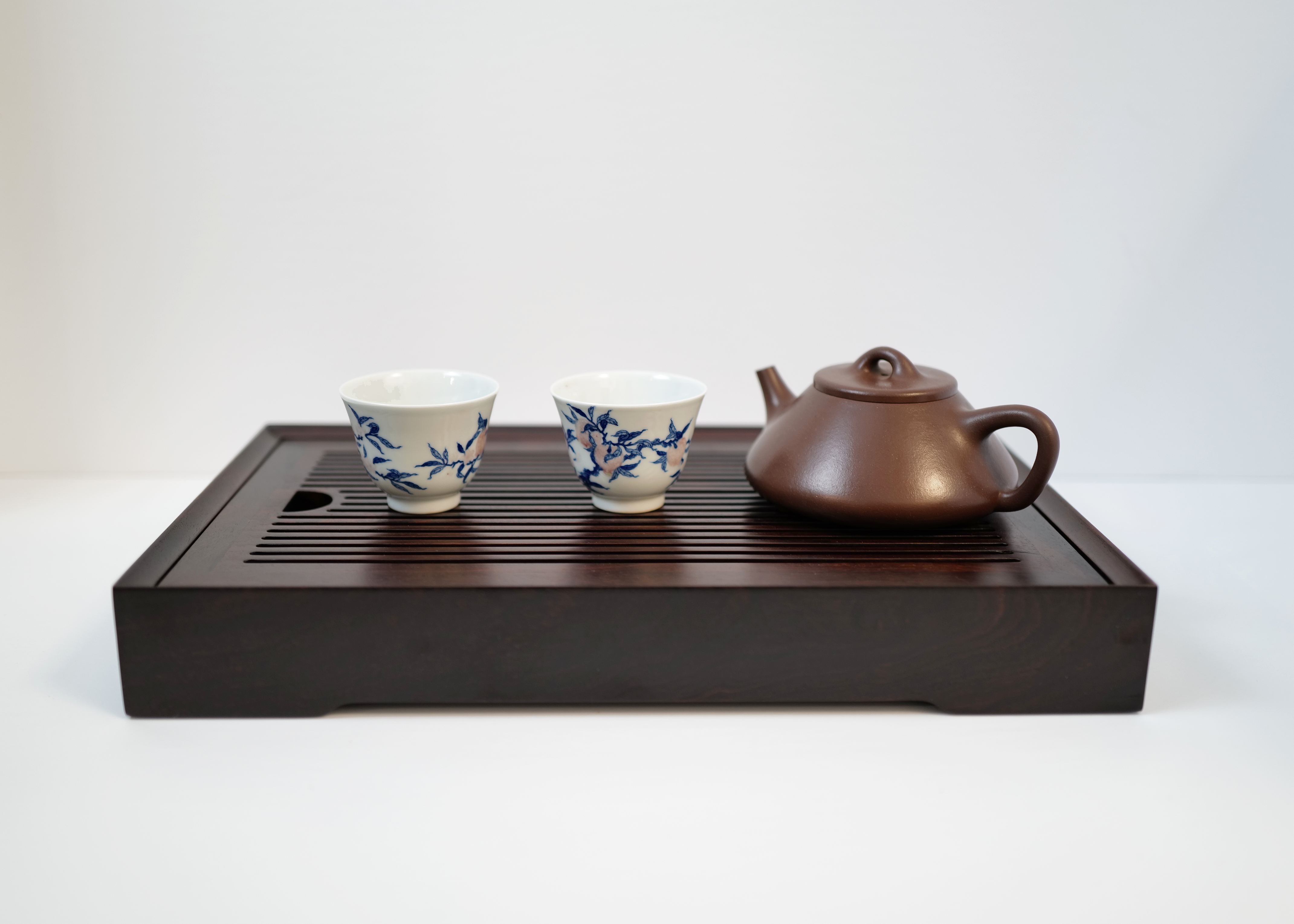 Blood Sandalwood Ming-style Tea Tray 【血檀明式茶盘】 – Sunzen Art