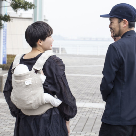 しなやか丈夫なリネン麻の抱っこ紐|[sun&beachベビーキャリア]
