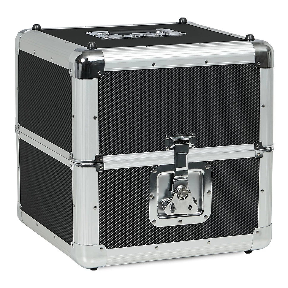 アルミ LP 収納ケース 持ち運び用ハードビニールレコードケース 12