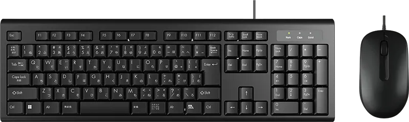 スタンダード】有線キーボード・有線マウスセット – SUNEAST｜株式会社