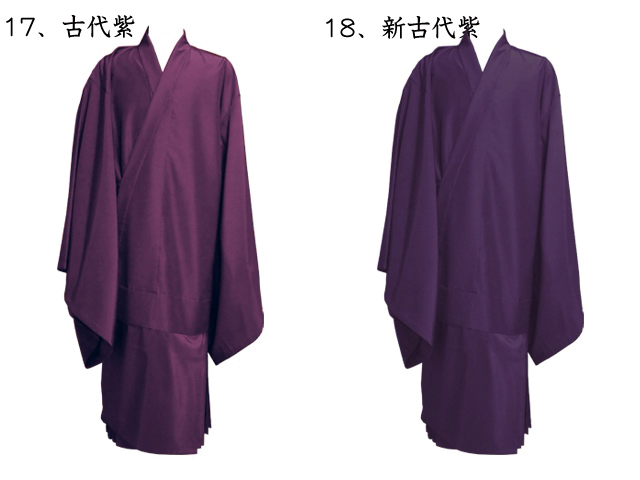 色衣（素絹）化繊製 各色 僧綱板付 冬用・夏用／お仏具・法衣袈裟の