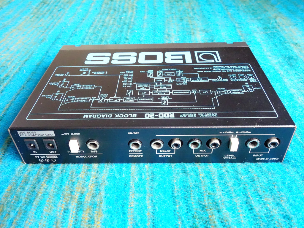 Boss RDD-20 Digital Delay - 80's Vintage Boss Micro Rack Series