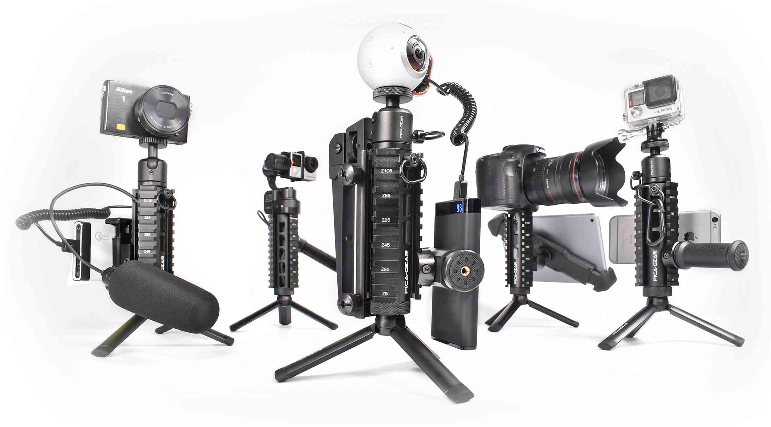 Vlog（ブイログ）撮影を変える拡張型マルチ三脚『PICA-POD（ピカポッド