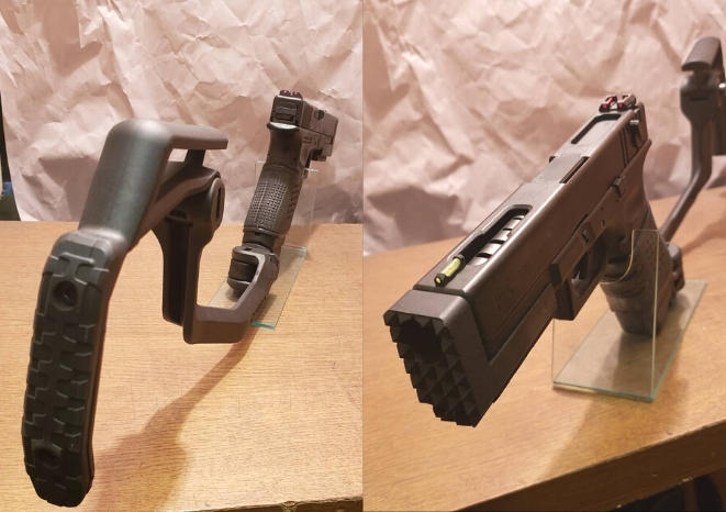 東京マルイガスブローバックハンドガン グロック18Cベースカスタム