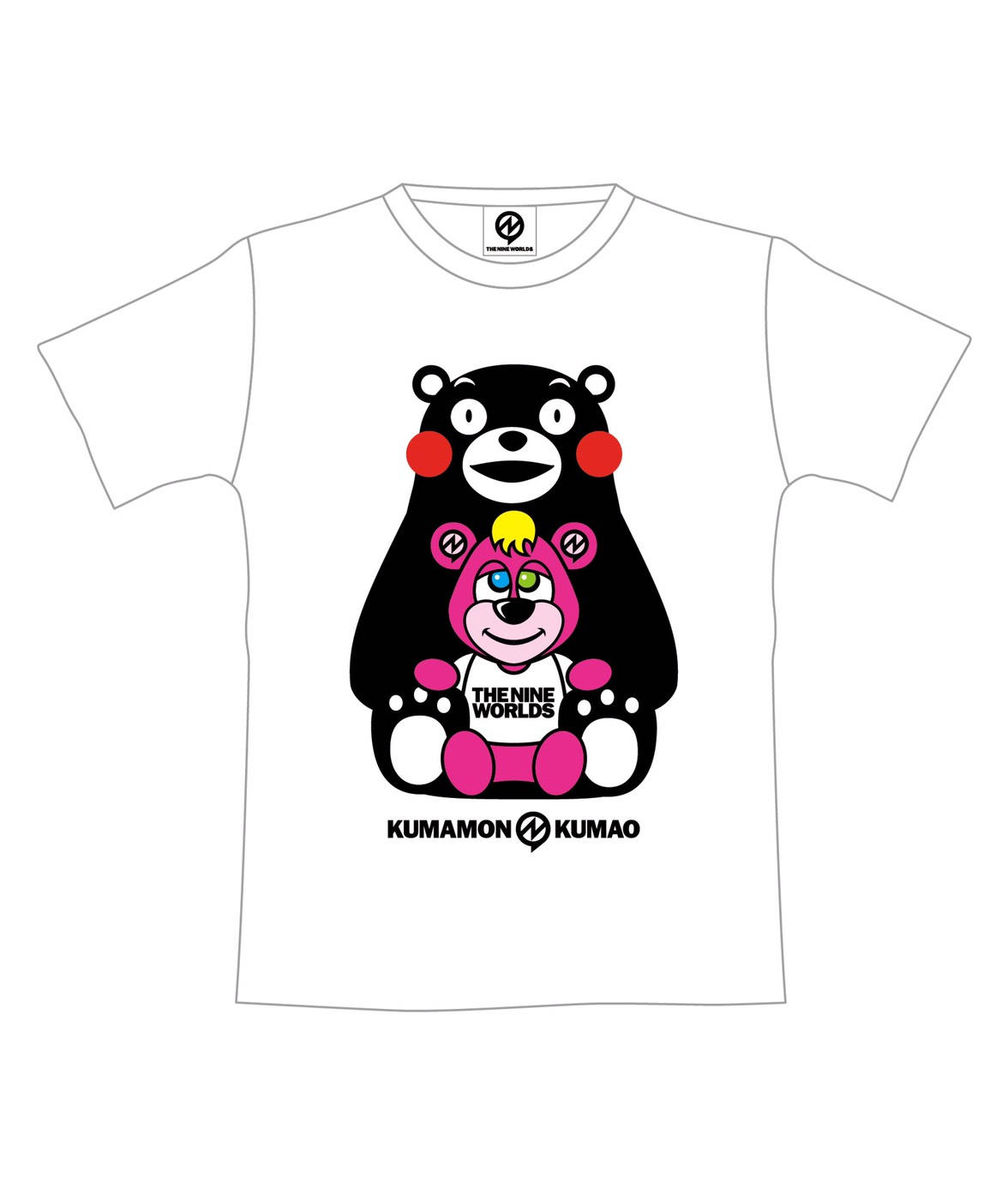 枚数限定】くまモン × くまお 新デザインコラボTシャツ（Lサイズ