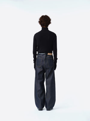 2TUCK WIDE DENIM PANTS -ENTASIS Mk-Ⅱ- .10 [RIGID INDIGO] – SUBLATIONS
