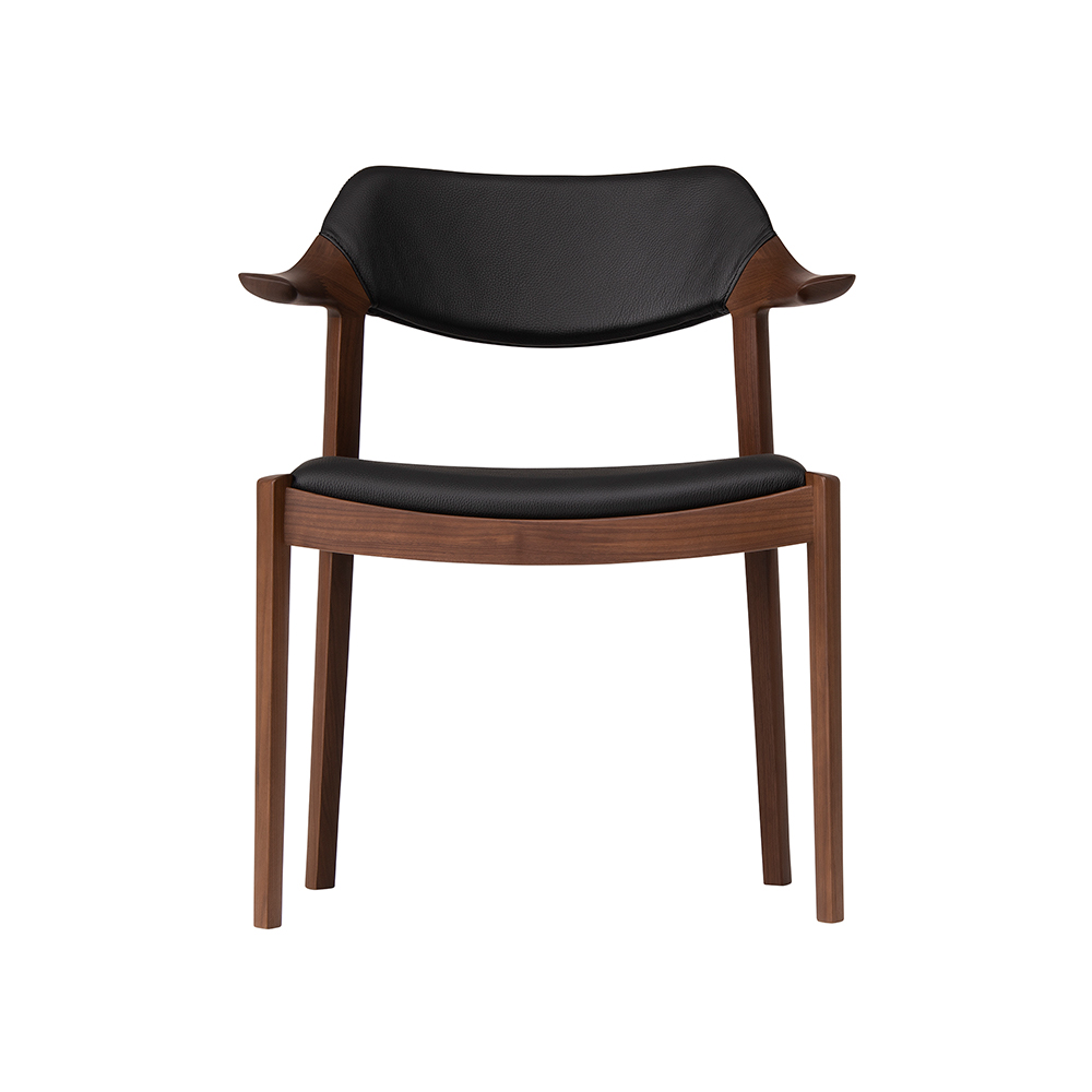 CondeHouse WING LUX LD サイドチェアー(背張) H ウォルナットCW