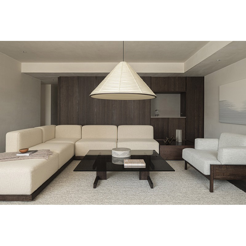 Karimoku Case A-S01 1seater SMOKED OAK_STEELCUT TRIO 3 Karimoku