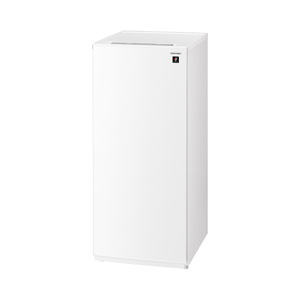 SHARP SHARP 1ドア 冷凍庫 126L スノーホワイト FJ-HF13H-W (両開き