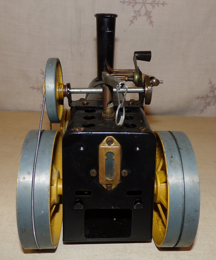 1980's Yellow & Black Mamod Live Steam Traction Engine Kit Built