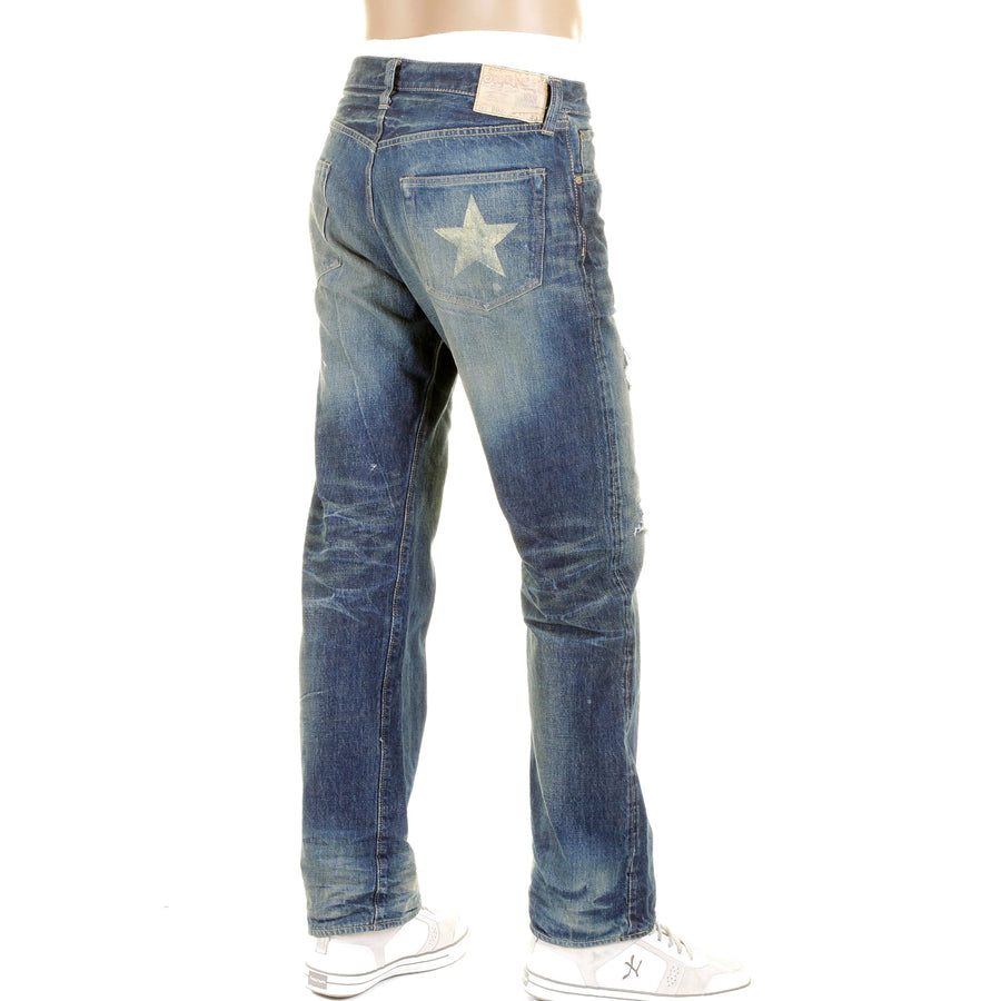 Aged 14oz Lone Star SC40902R Vintage Cut Selvedge Denim Jeans